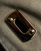 "Salvatore Ferragamo" Belted suede sleeveless dress