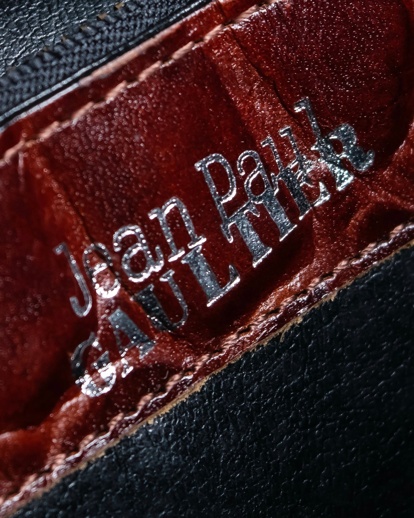 “Jean Paul Gautier” Crocodile-embossed business bag