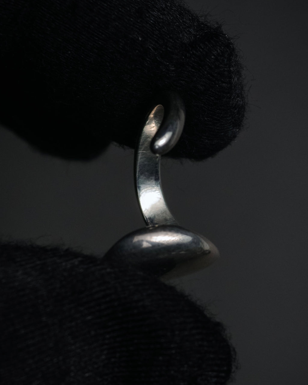 “Georg Jensen” 70’s-90’s Organic spiral silver ring
