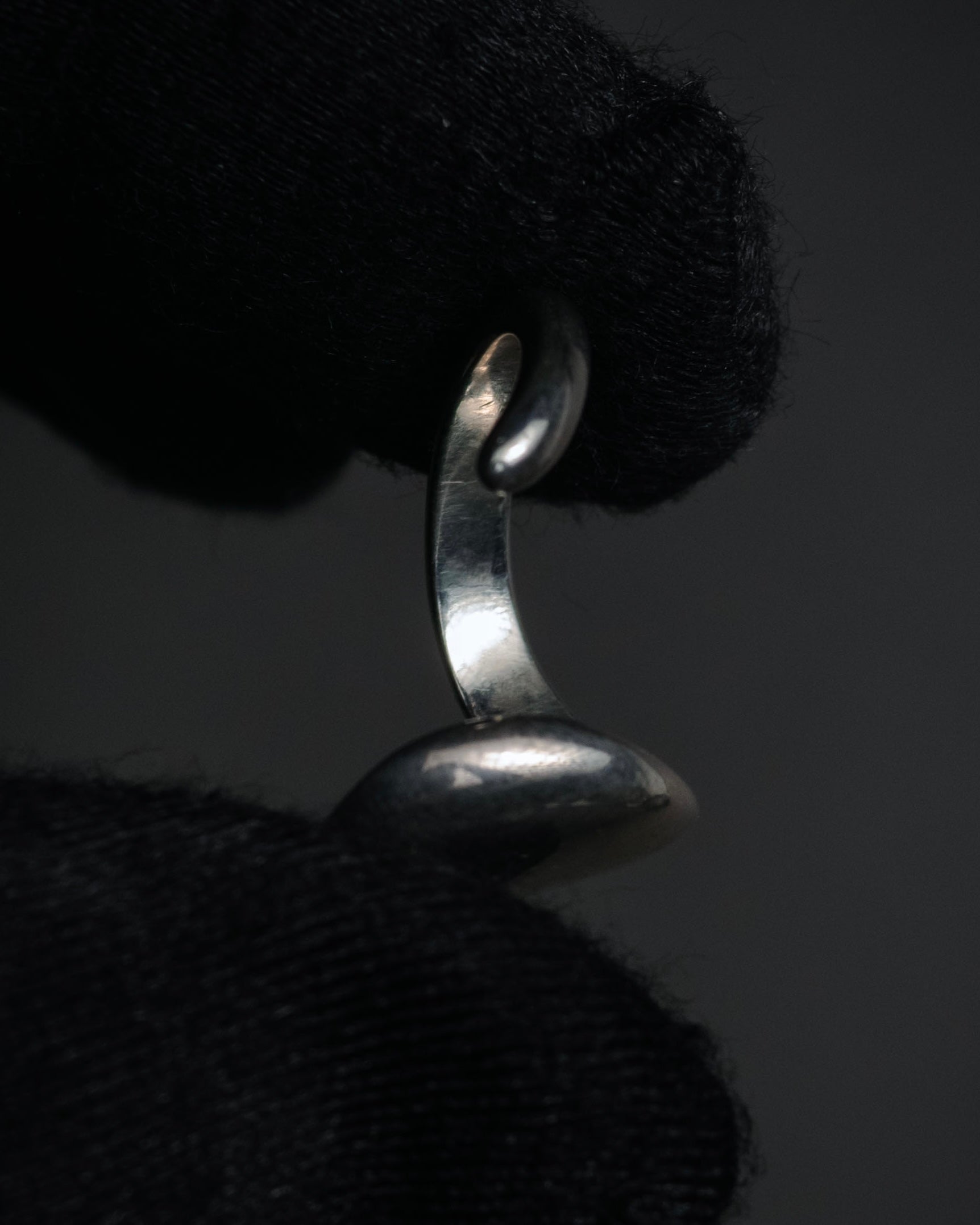 “Georg Jensen” 70’s-90’s Organic spiral silver ring