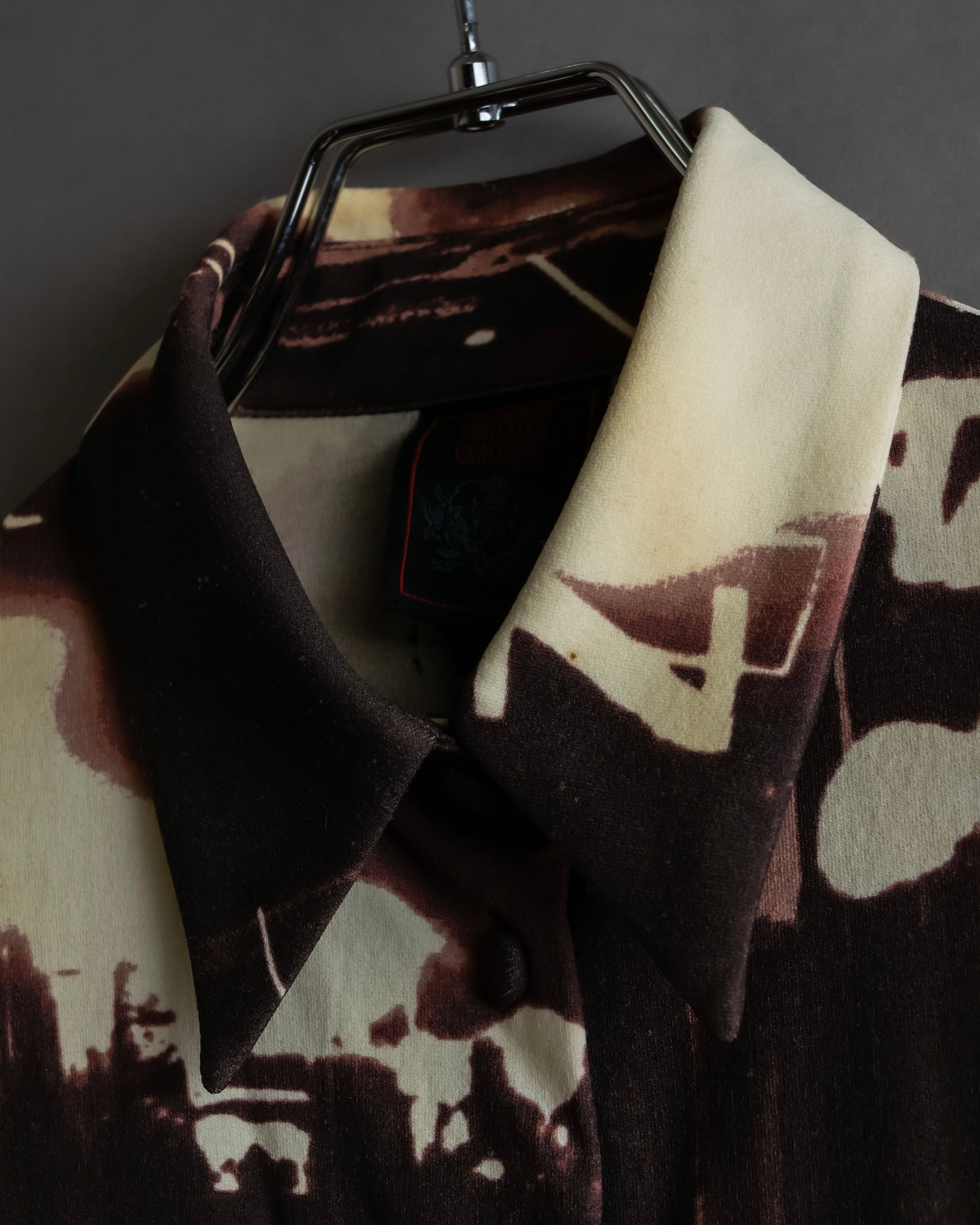 "JEAN PAUL GAULTIER" City night view graphic shirt