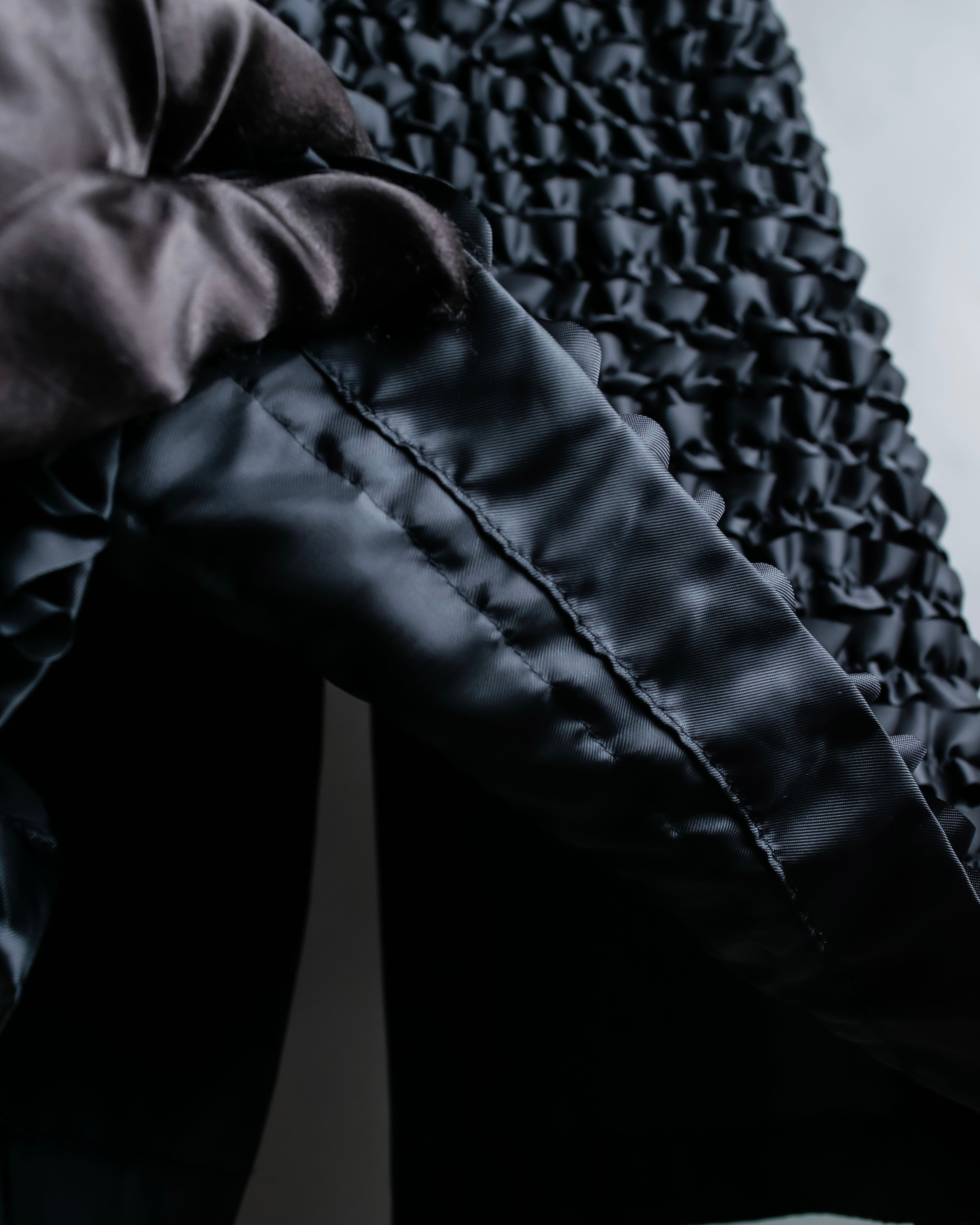 “tricot COMME des Garçons AD1999" Ribbon designed long skirt