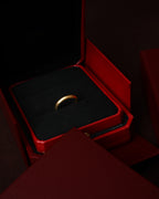 Cartier/ K18 Band Ring Yellow Gold