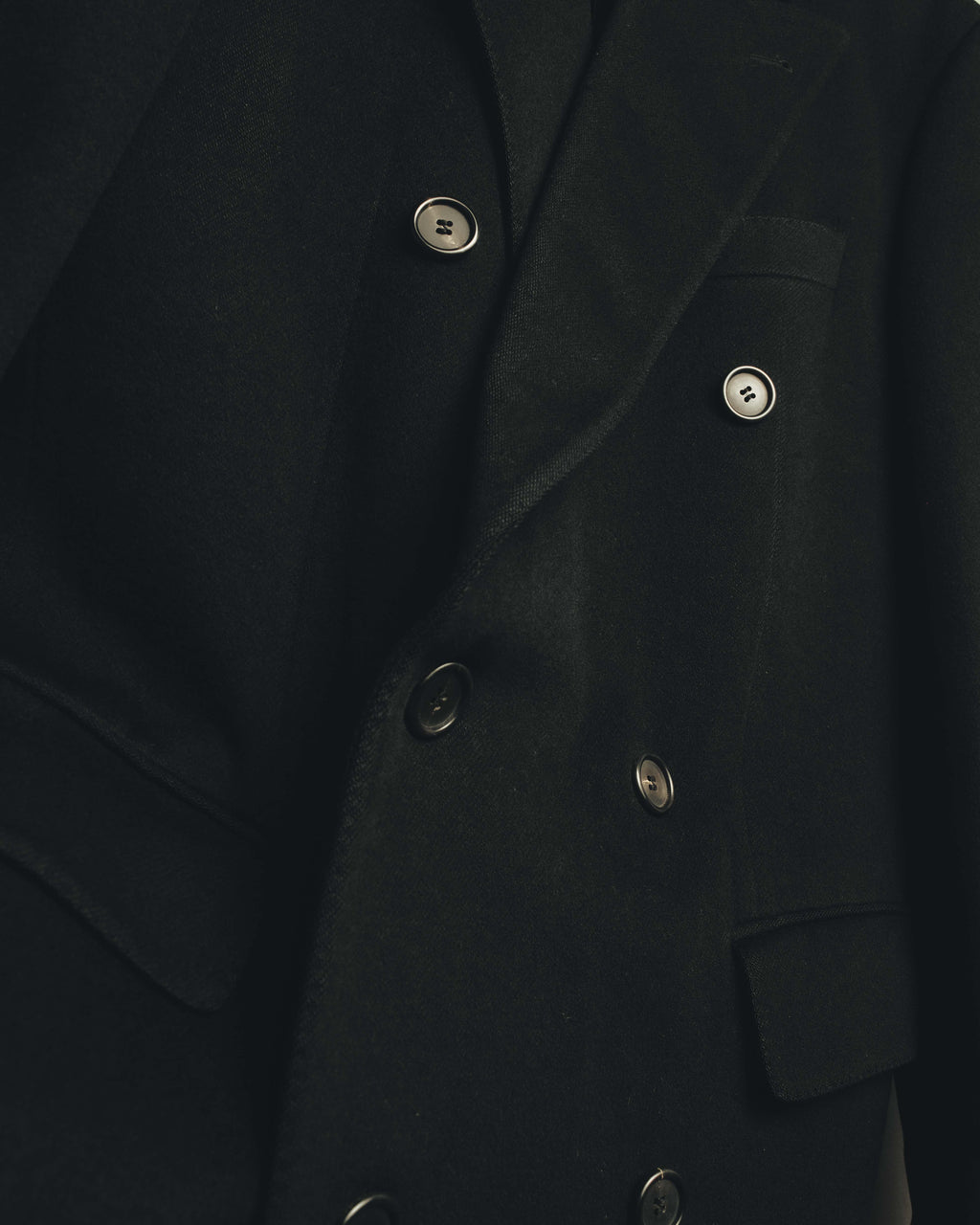"Burberrys" 80's-90's Classic double-breasted wool overcoat