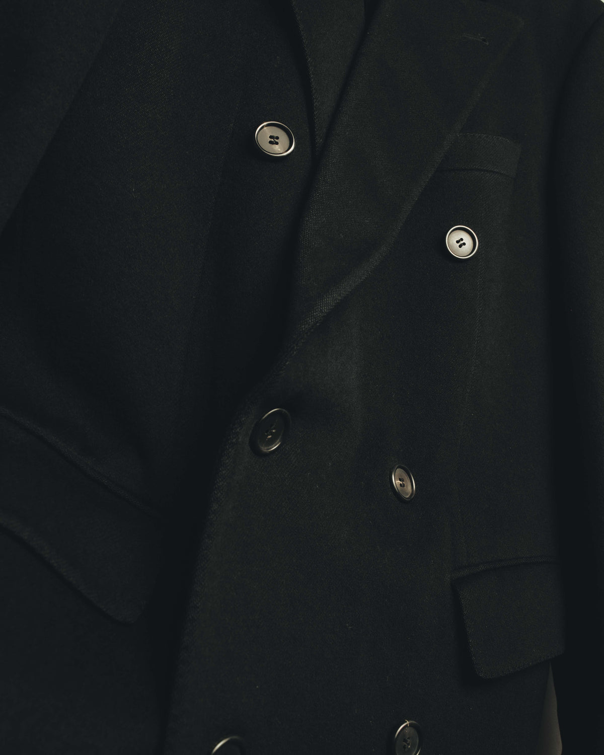 "Burberrys" 80's-90's Classic double-breasted wool overcoat
