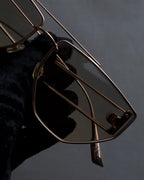 "Christian Dior" Metal acetate combination design sunglasses