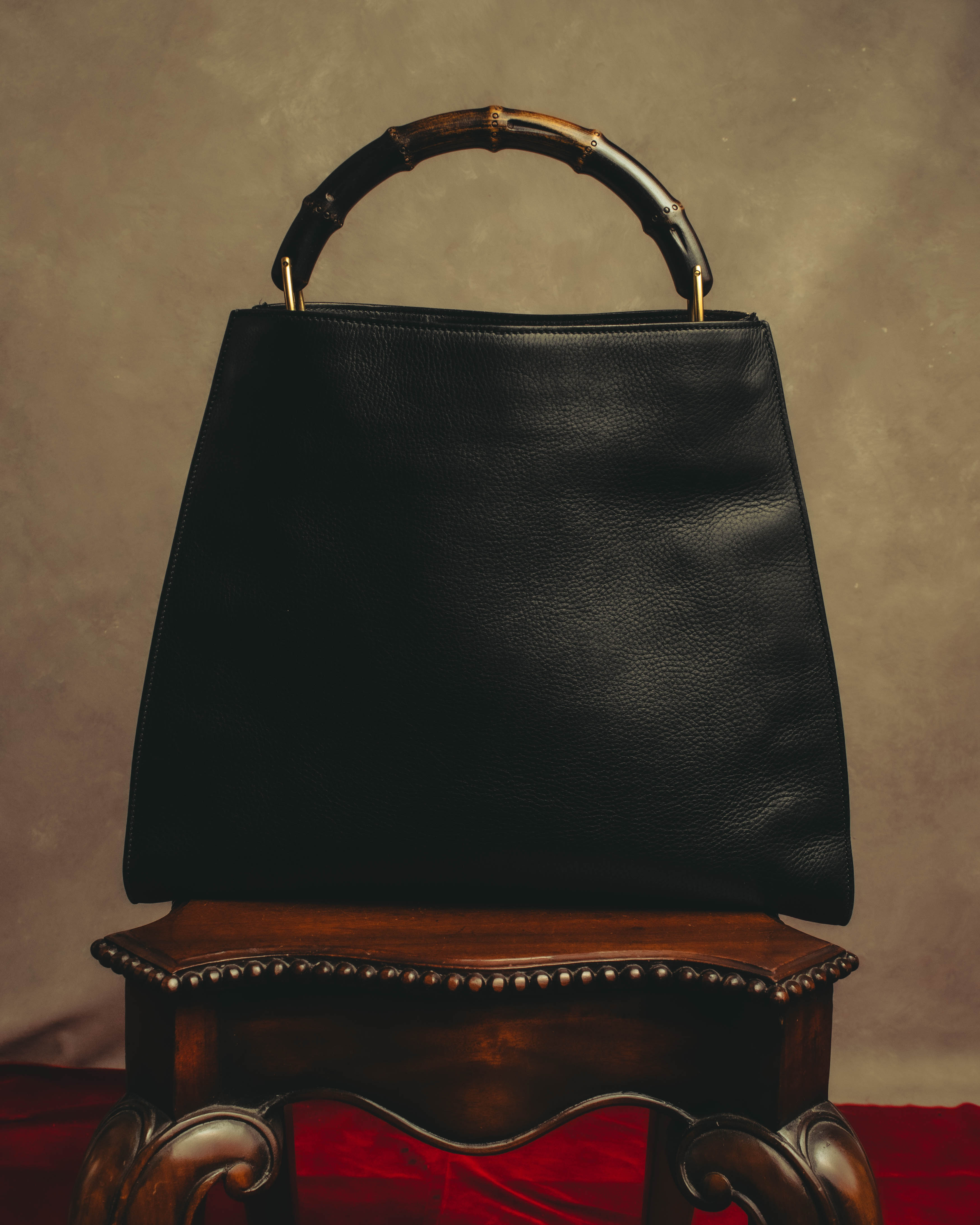GUCCI ハンドバッグ　1990〜2000年代 SPECIAL– “GUCCI” 90's-00's Bamboo handle drawstring leather tote