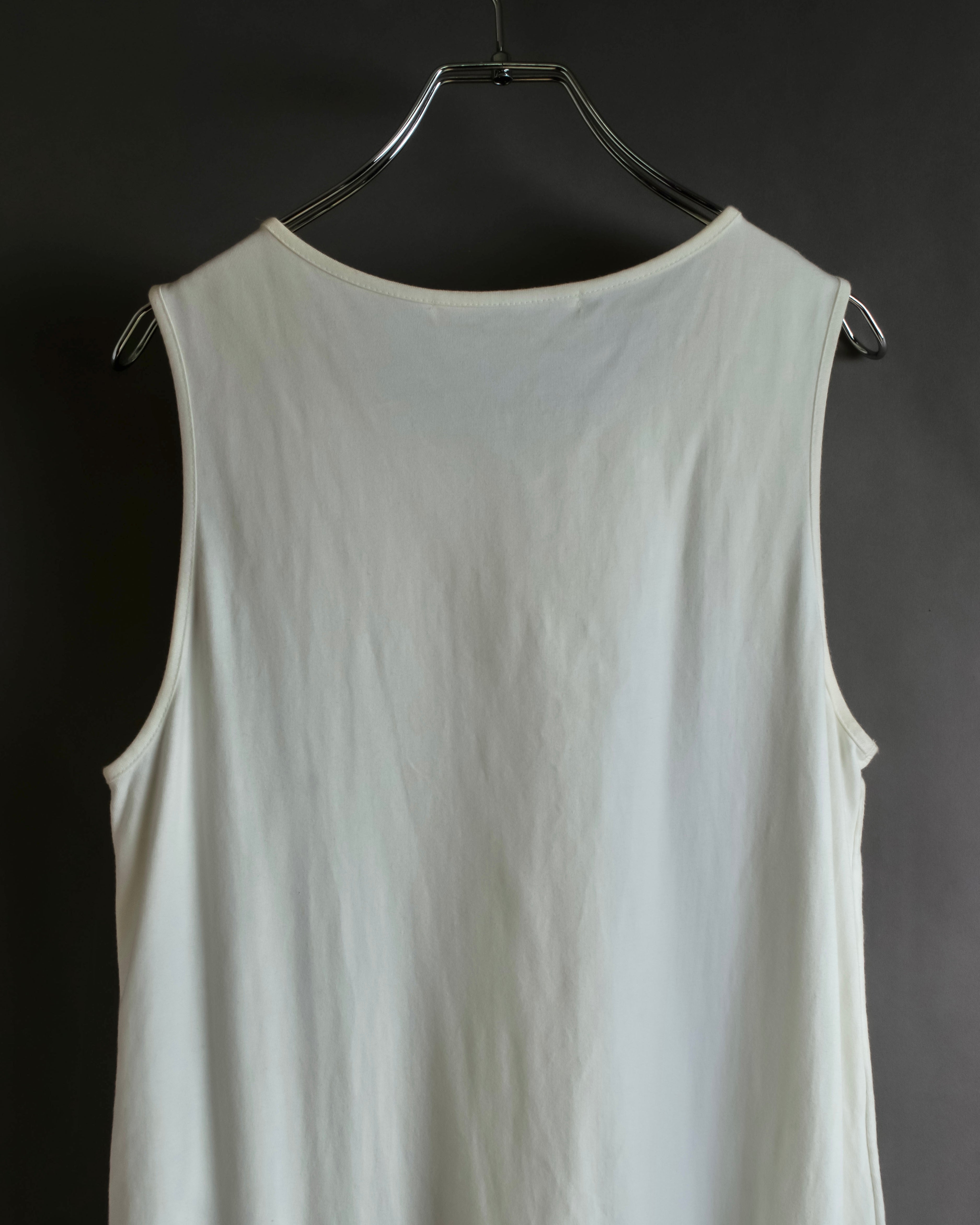 "LIMI feu" Asymmetrical hem cut sleeveless dress