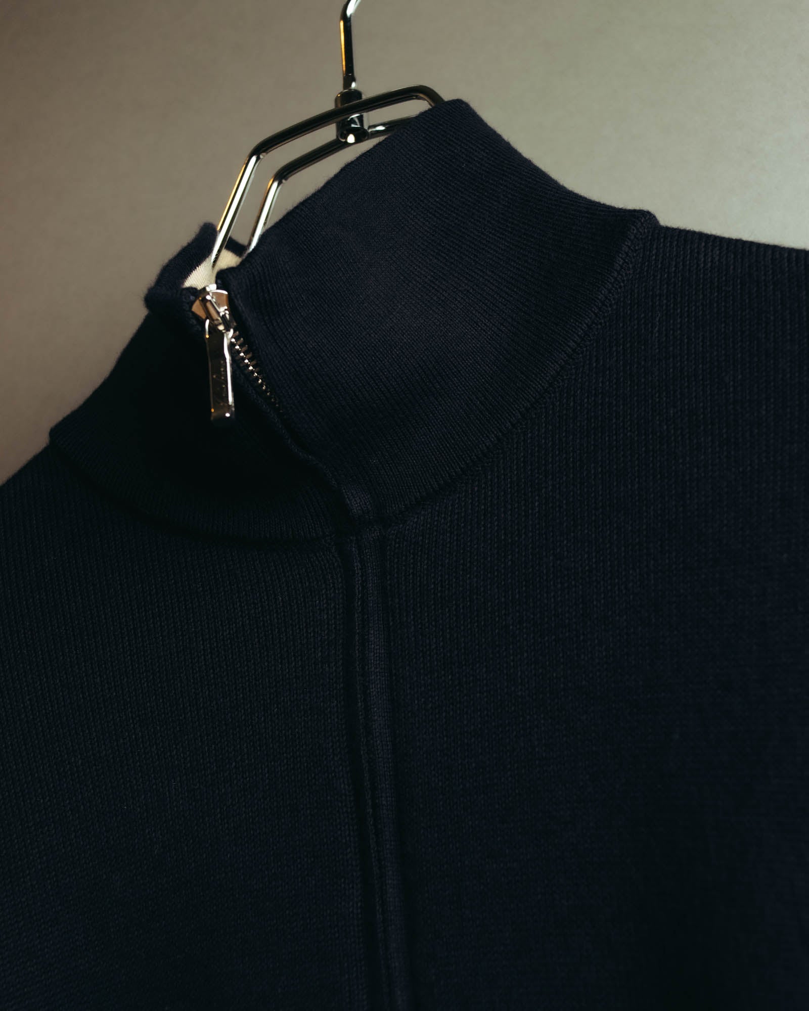 "Loro Piana" 00's-10's Refined cotton half-zip sweater
