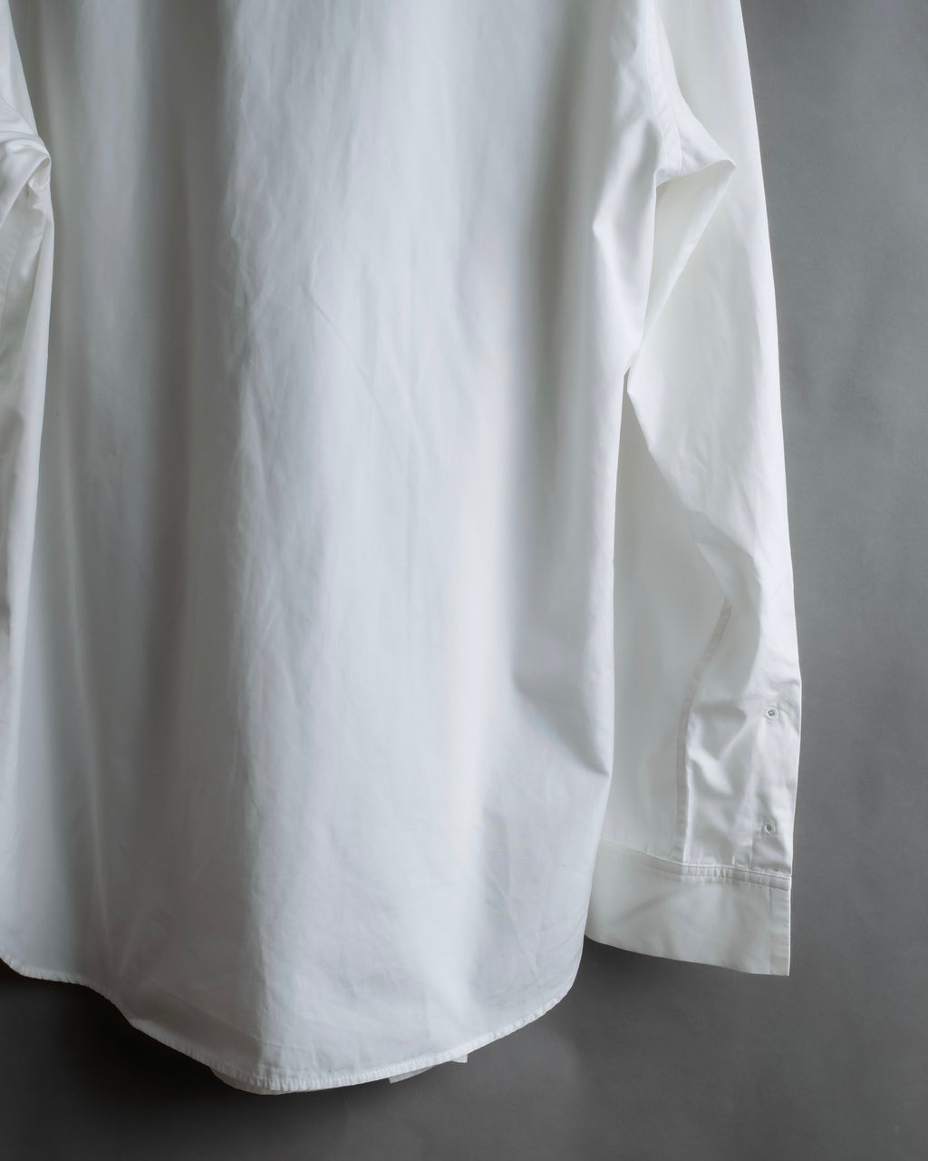 "YOHJI YAMAMOTO" 12SS Folded front panel cotton shirt