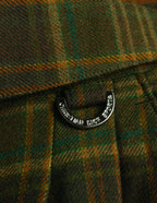 "Christian Dior" 80's-90's Wool plaid blouson and trousers set