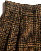 Dolce & Gabbana/ Check Patterned Culotte Shorts Brown