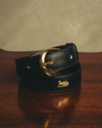 "CELINE" 90's-00's Classic horse carriage waist belt