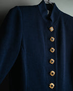 "MARIE GRAY" 80's-90's Elegant textured knit coat