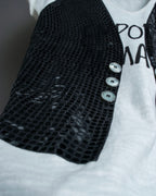 "Emporio Armani" Trompe l'oeil design T-shirt