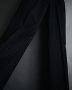 "GUCCI" 90’s-00’s signature hardware pinstripe wool slacks