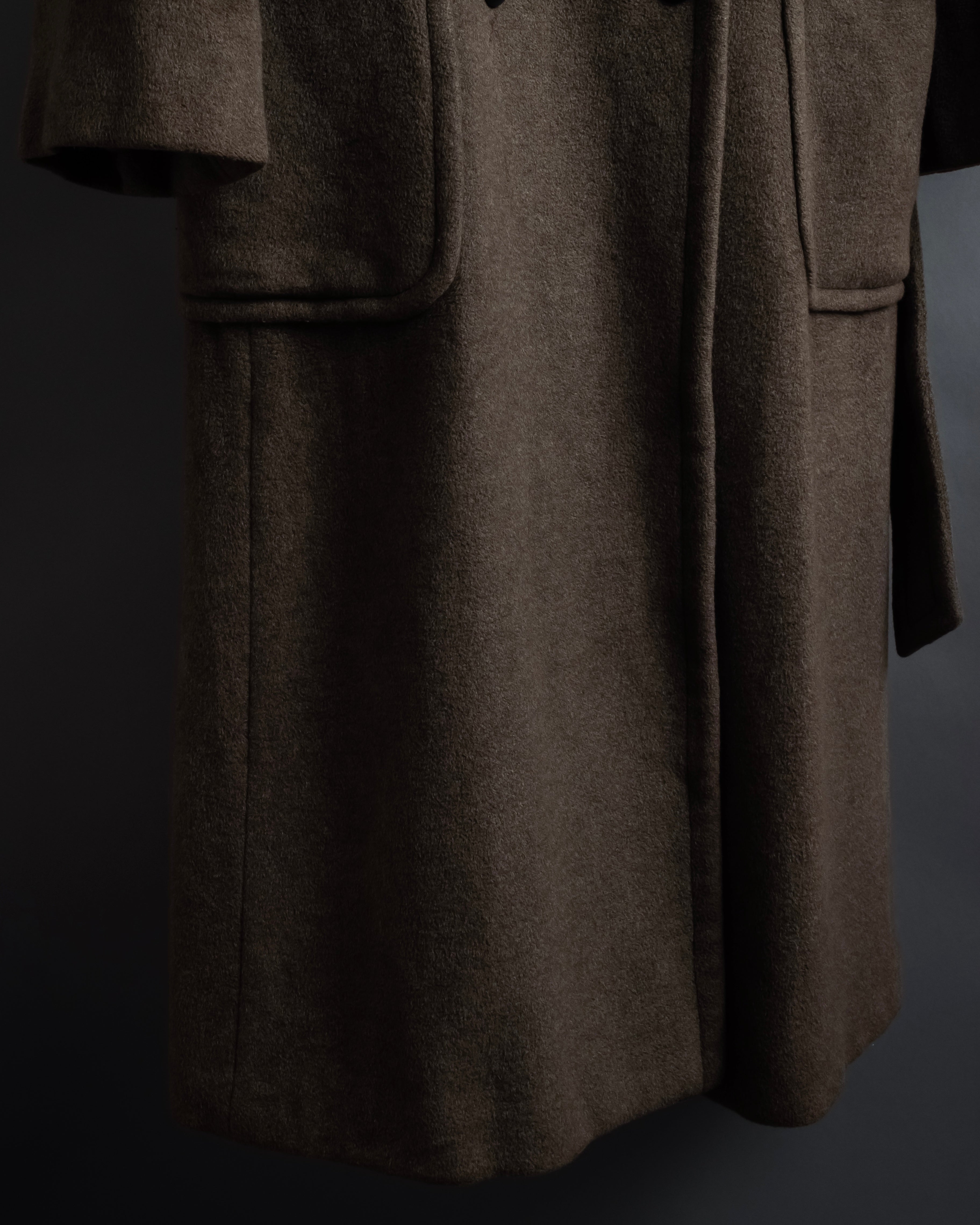 -SPECIAL- “GUCCI × ZAMASPORT” 1989–1994 Double Breasted Long Coat