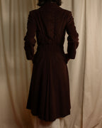 -SPECIAL- "JEAN PAUL GAULTIER"
 1990's-00's Gathered tuck shape design long coat