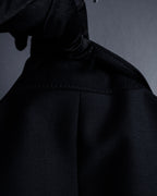 "YVES SAINT LAURENT" Strongly tailored shaped wool set up