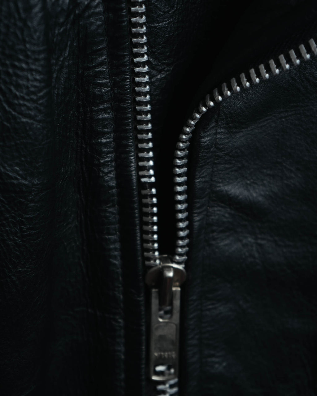 -MOOD MILLÉSIMES- 80’s-90’s heavy-grain double riders jacket