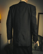 -SPECIAL- “Christian Dior MONSIEUR” 80’s-90’s satin peak-lapel tuxedo jacket