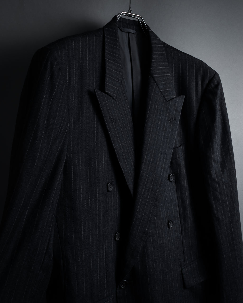 "Christian Dior" 90’s Pinstripe double breasted suit set up