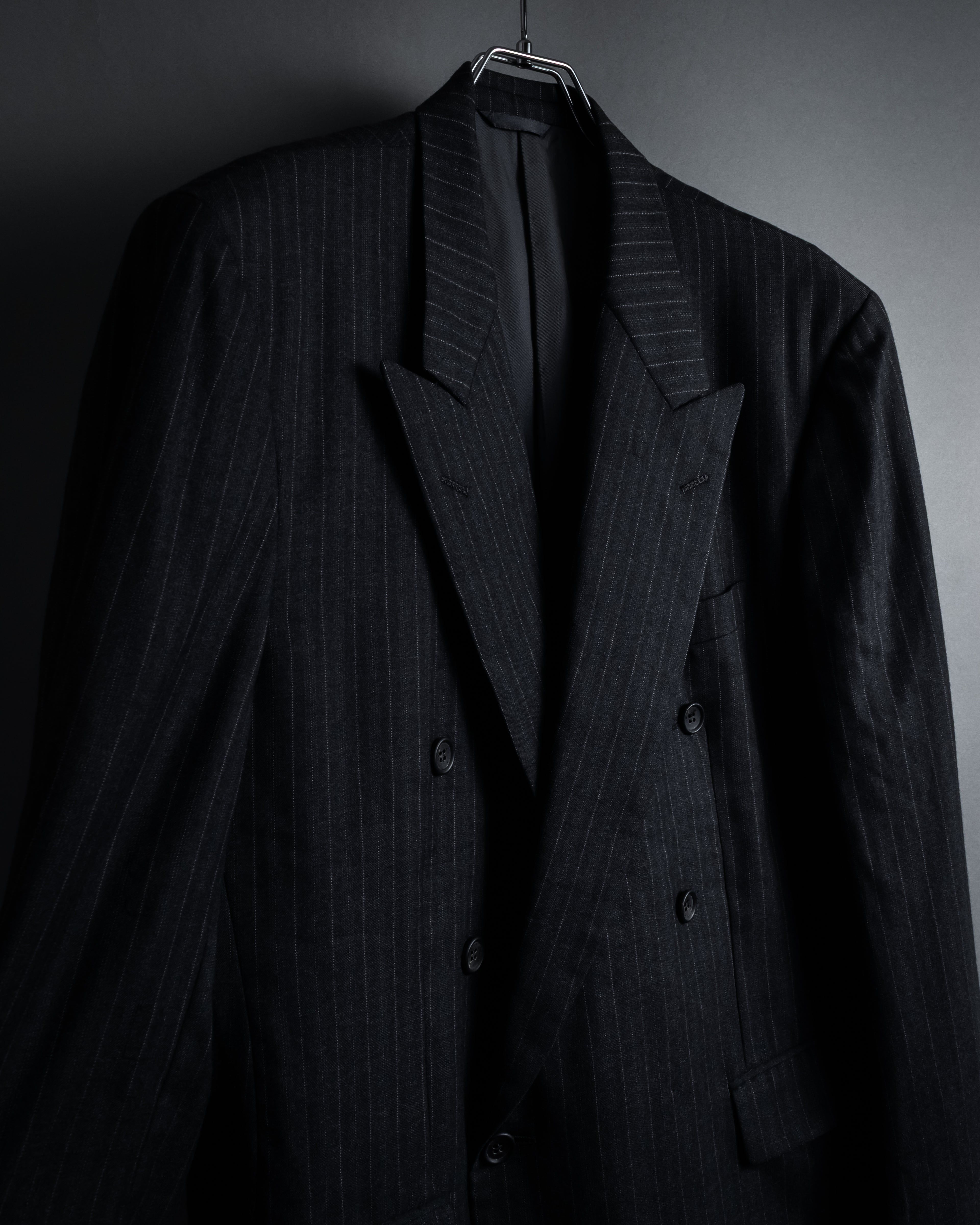 "Christian Dior" 90’s Pinstripe double breasted suit set up