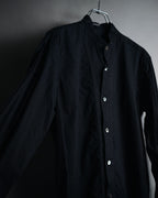 "ANN DEMEULEMEESTER" 01’s-05’s Poetically cut band collar cotton shirt