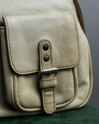 "Christian Dior" Gaucho saddle one shoulder leather bag