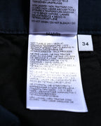 BOTTEGA VENETA by Matthieu Blazy / 2022SS Curved Hem Trousers Navy