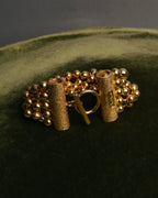 -SPECIAL- “Christian Dior” 70’s-80’s Five strand gold ball chain bracelet