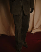 –SPECIAL– "ISSEY MIYAKE MEN" 98AW garment-pleated cotton tailoring set-up