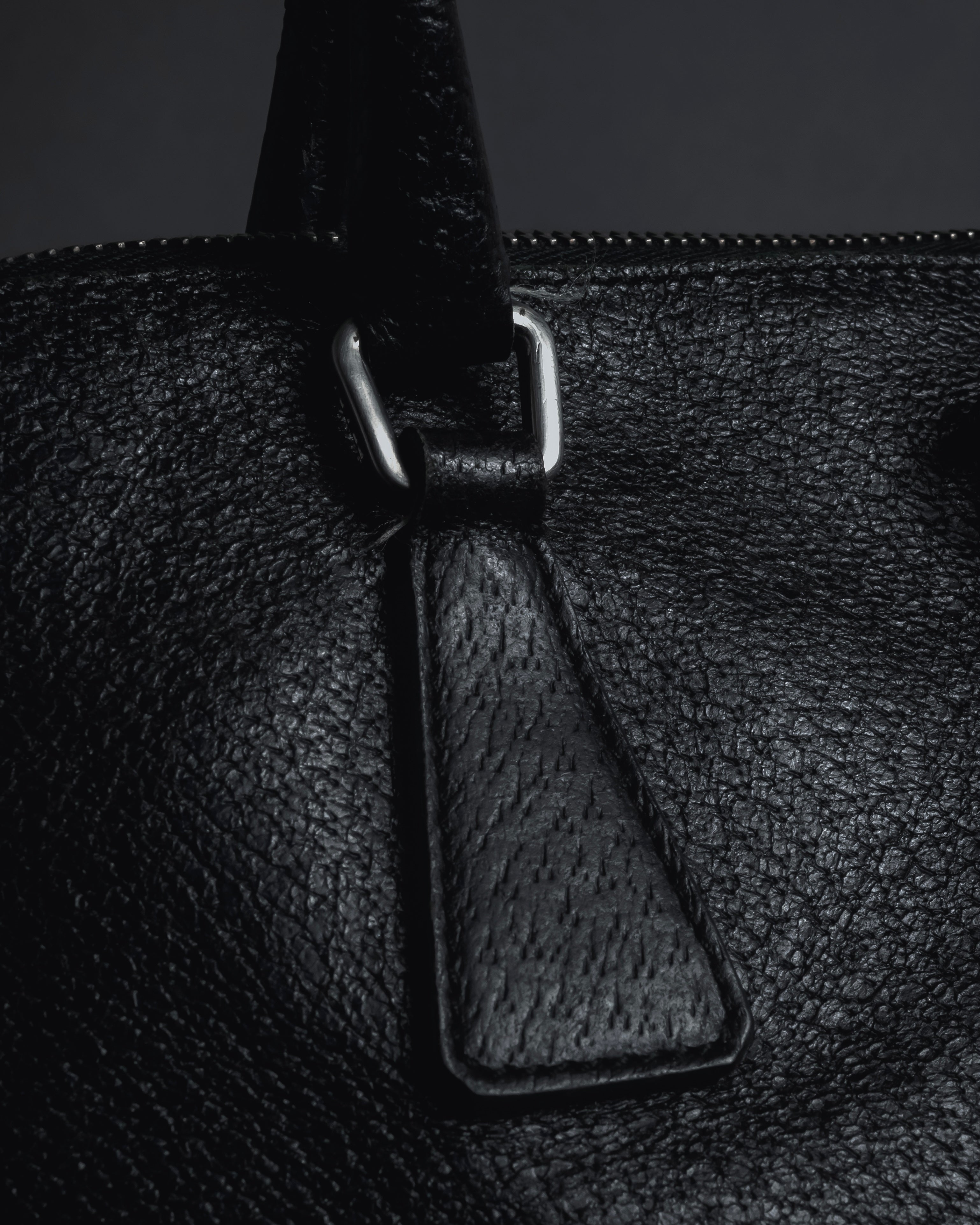 "PRADA" 90’s-00’s Vitello daino leather doctor bag