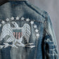 "Ralph Lauren" Eagle & star embroidered design denim jacket