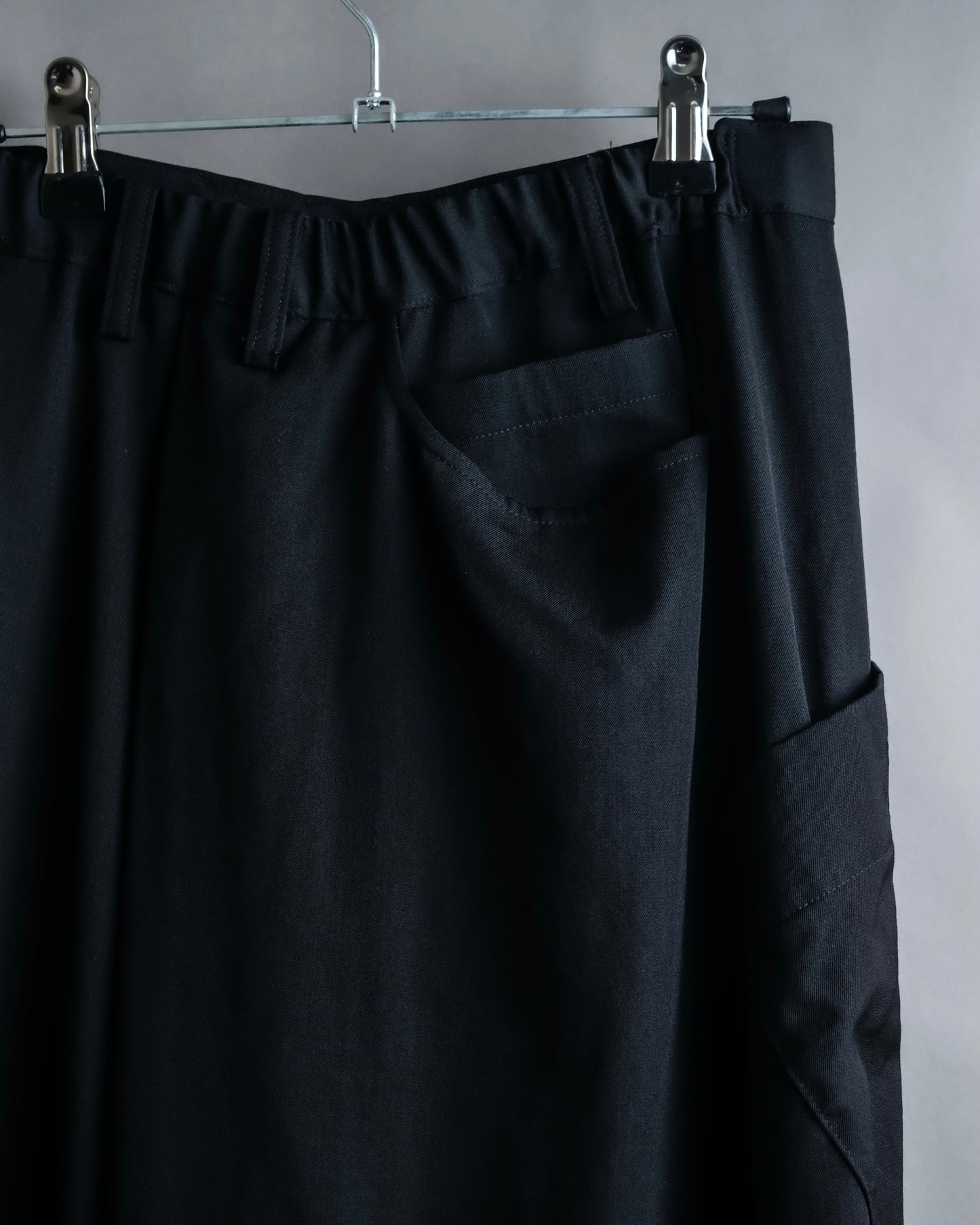 "Y's" Wool gabardine sarouel skirt pants