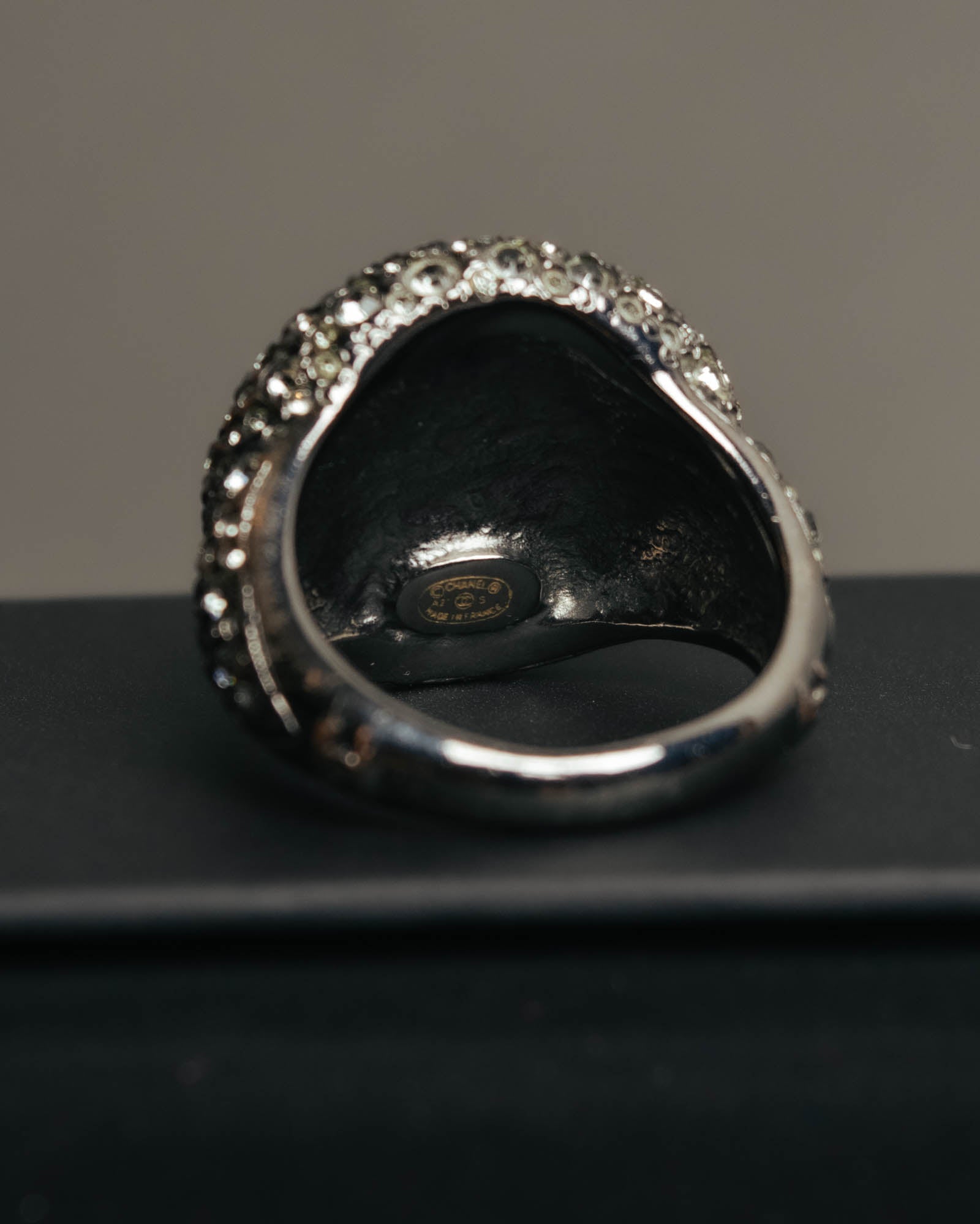 –SPECIAL– "CHANEL" 2021SS  Sparkling rhinestone cc ring