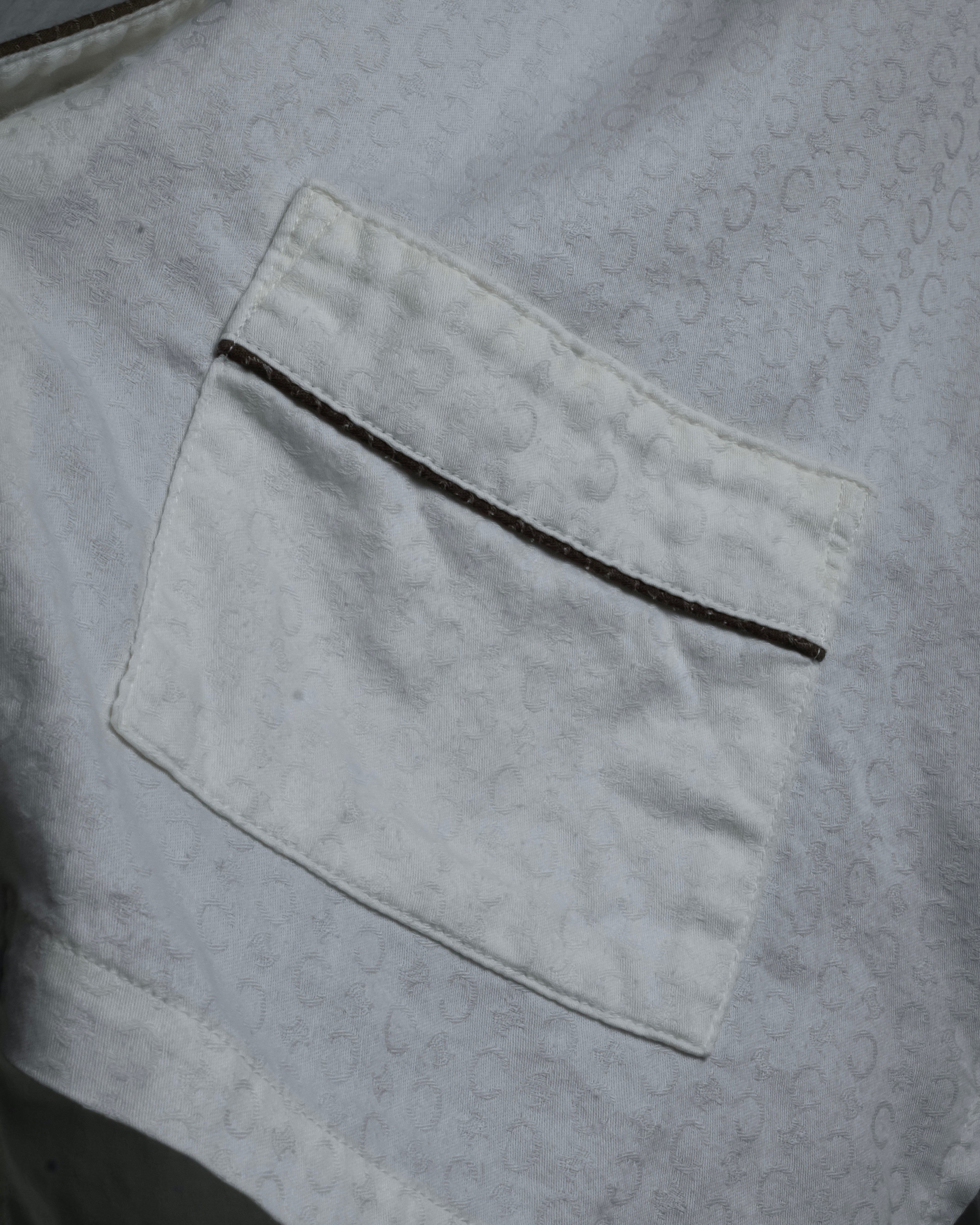 "CELINE" 90's-00's Macadam print pajama set up