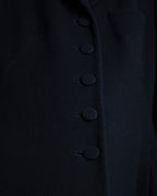 -SPECIAL- "JEAN PAUL GAULTIER"
 90's-00's Waist shape A-line silhouette black color super long coat