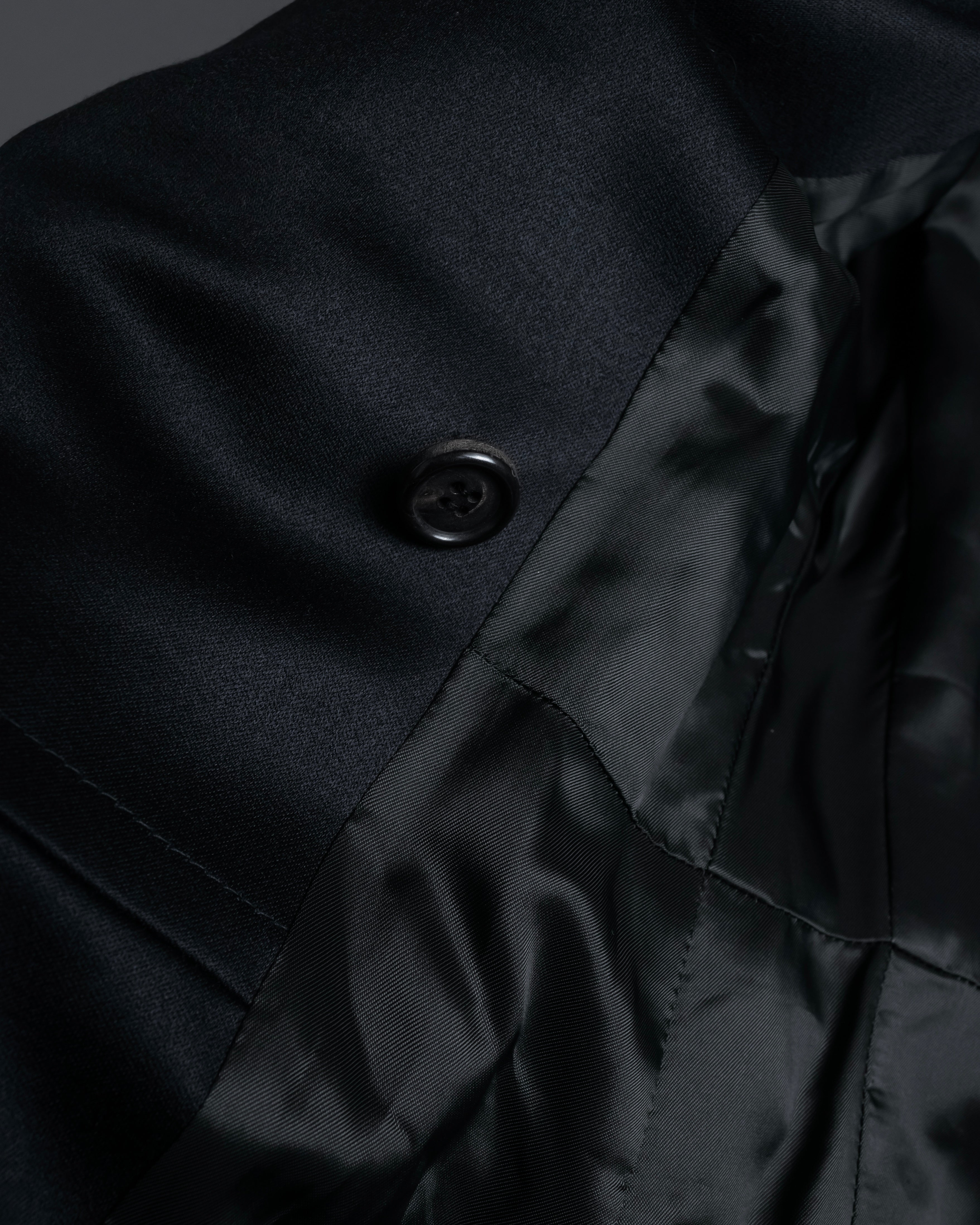 -SPECIAL- "YVES SAINT LAURENT rive gauche" 03 year Tom Ford period corset design long coat