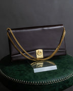"Christian Dior" CD turn lock design chain shoulder bag