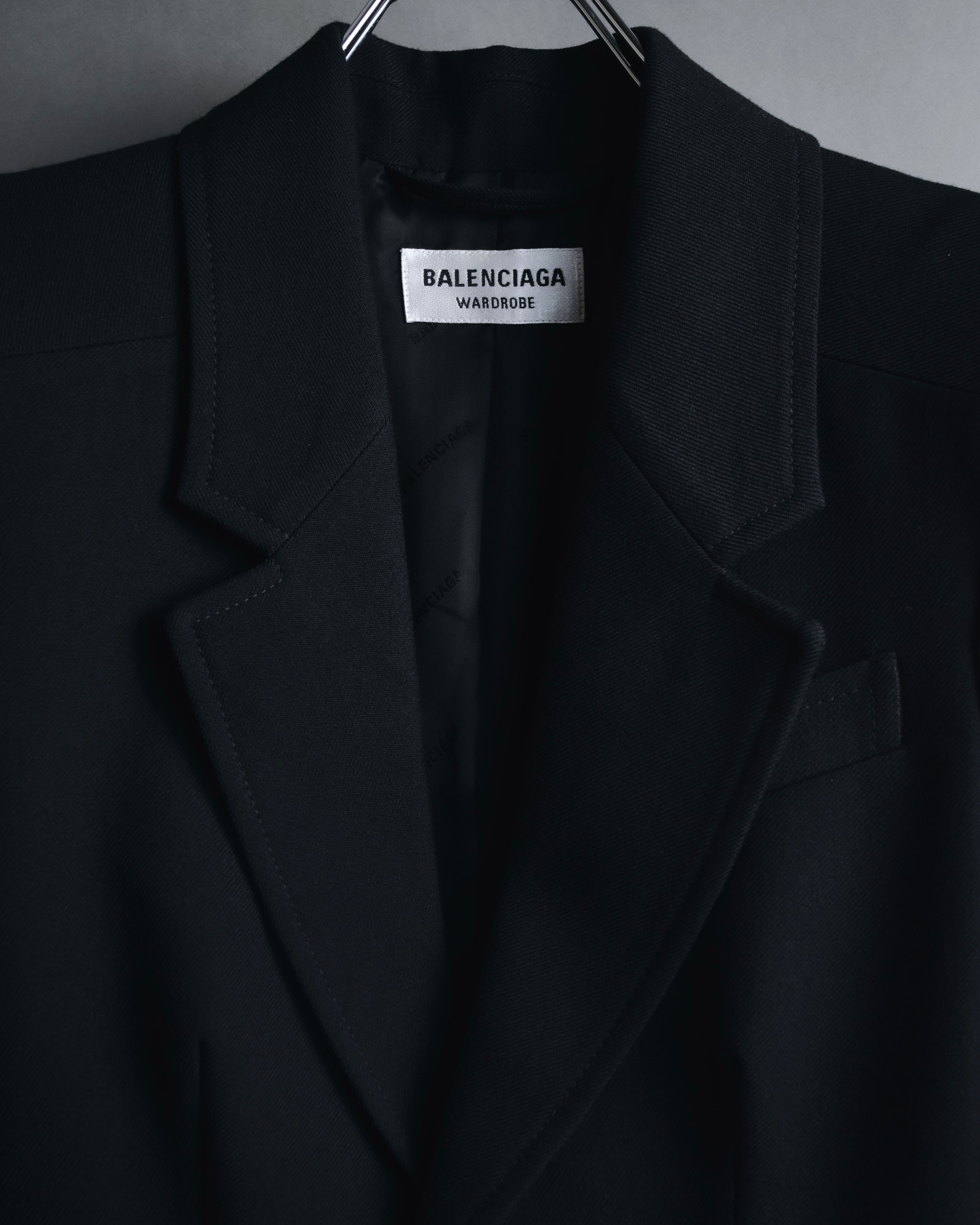 "BALENCIAGA" 2022SS hourglass tailored wardrobe jacket