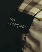 -SPECIAL- "tricot COMME des GARÇONS" 07SS Gingham check sheer tiered ruffle skirt