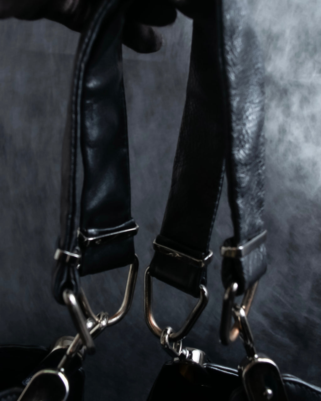 "CELINE" Silver parts design one handle shoulder bag