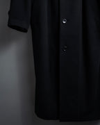 "BARBERINI" Minimalist detail 100% cashmere stand collar coat
