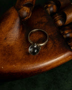 "KENZO" Transparent spherical top design silver 925 ring