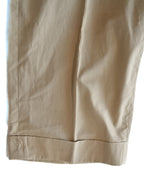 HERMES/ Waist Belt Designed Cotton Shorts
