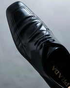 "PRADA" glossy leather formal shoes