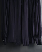 "Yves Saint Laurent" Late 80s silk bow tie blouse