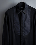 "FENDI" Pick stitch design fly front shirt