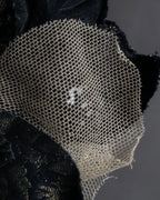 "DOLCE &amp; GABBANA" Flower motif tulle layered brooch